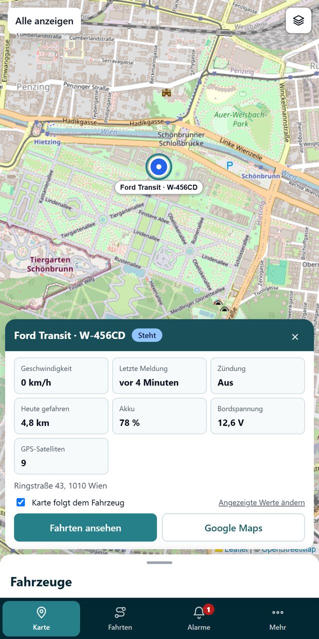 Kundenportal am Handy
